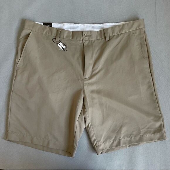 Greg Norman for Tasso Elba New Tan Khaki Golf Shorts NWT Men’s Size 46 - Picture 6 of 6